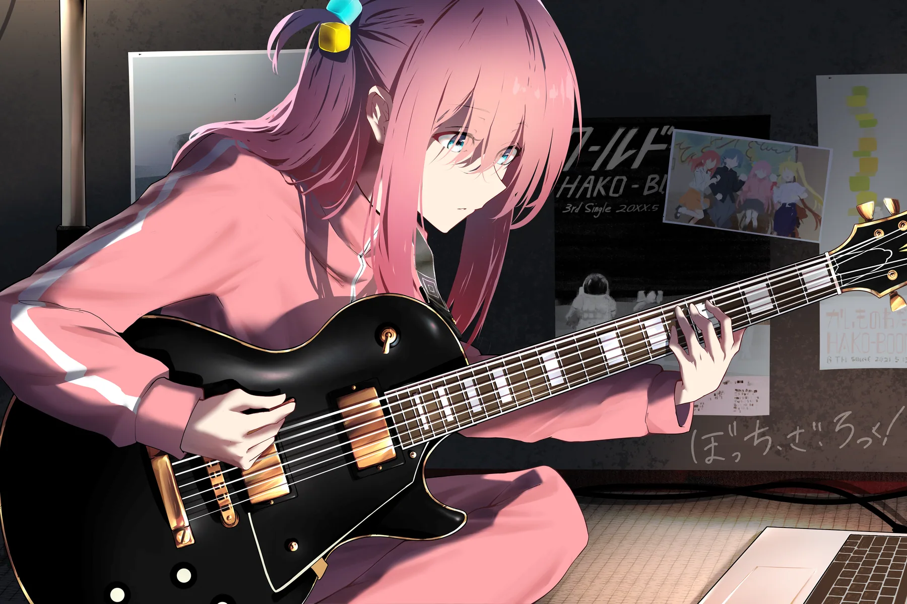 Hitori Gotoh, Studio Session poster, Bocchi the Rock!, full artwork
