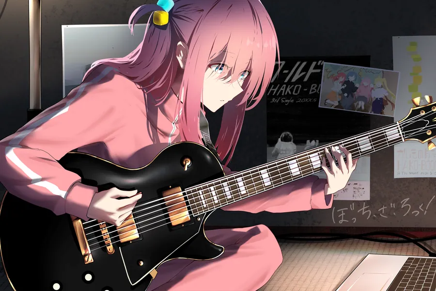 Hitori Gotoh, Studio Session poster, Bocchi the Rock!