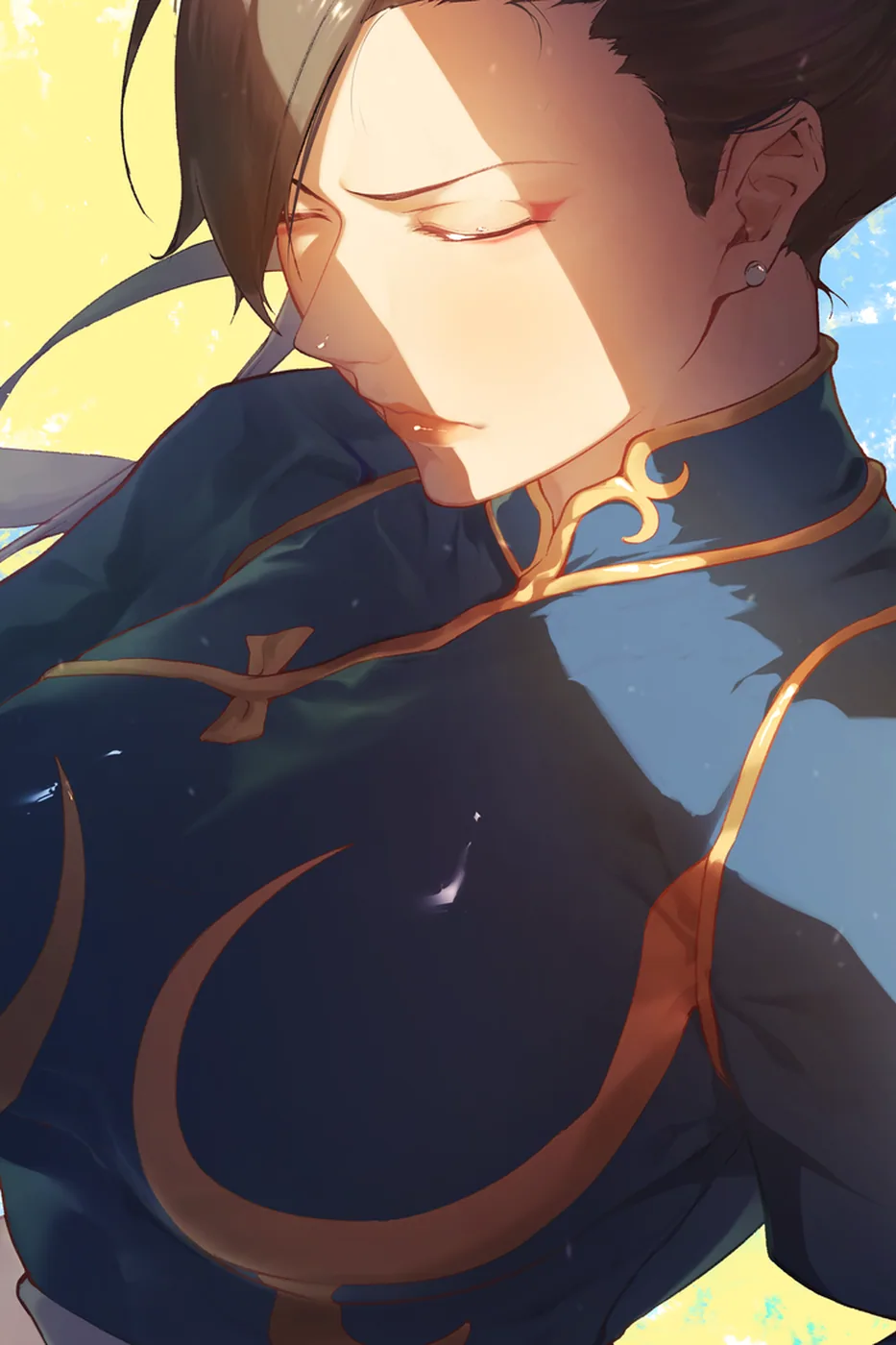 Close-up detail of the Chun-Li artwork