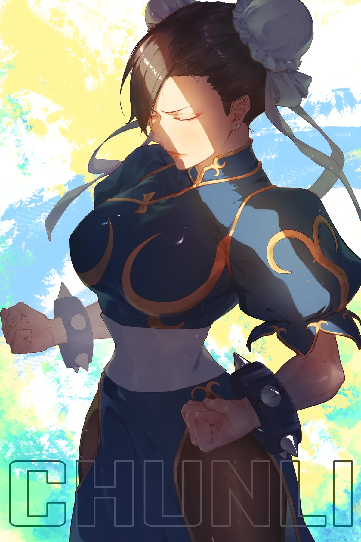 Chun-Li poster, Street Fighter, full artwork