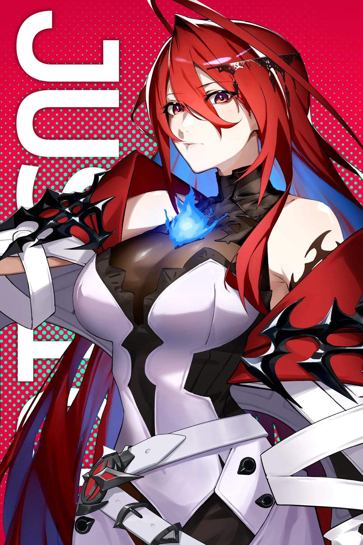 Elizabeth Rose Bloodflame poster, Hololive English -Justice-, full artwork
