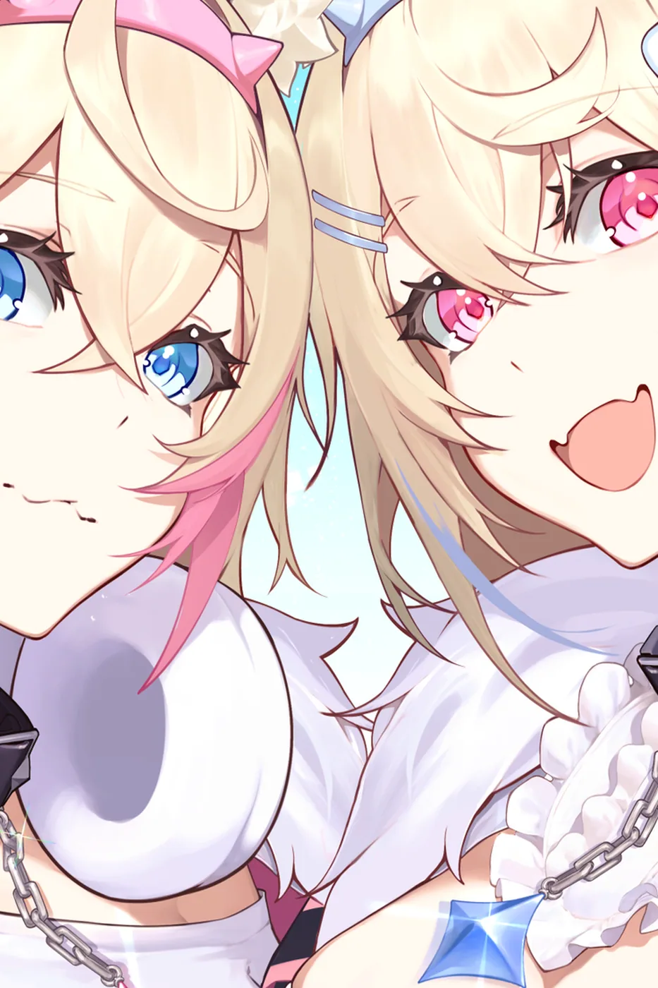 Close-up detail of the FUWAMOCO artwork