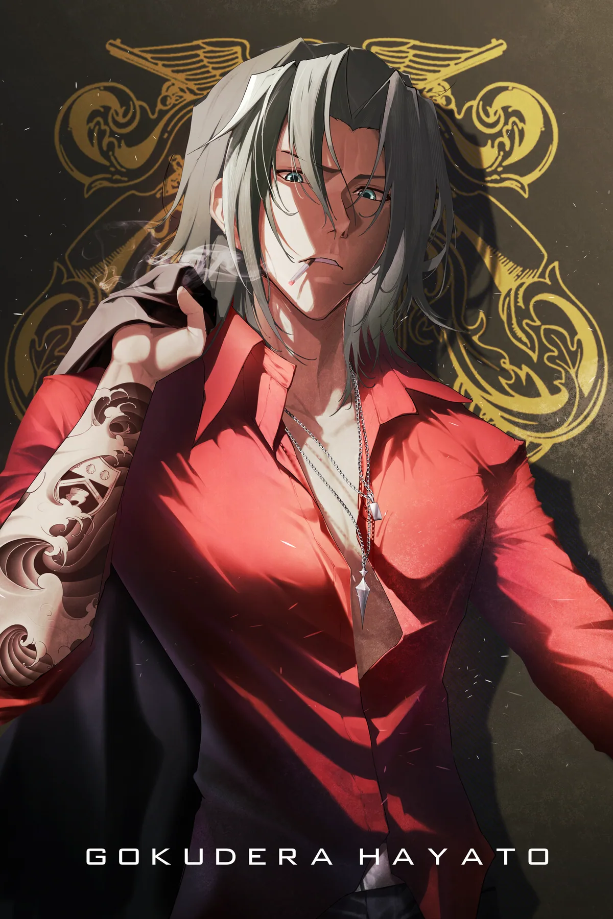Hayato Gokudera poster, Katekyo Hitman Reborn!, full artwork