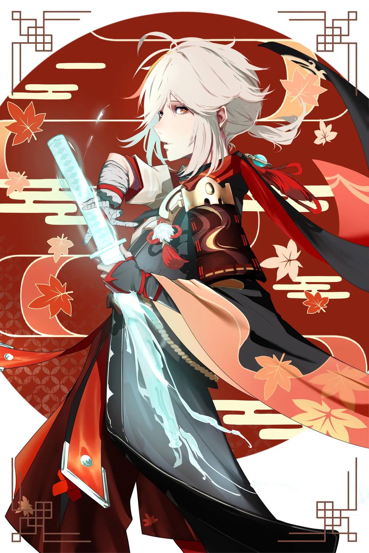 Kaedehara Kazuha poster, Genshin Impact, full artwork