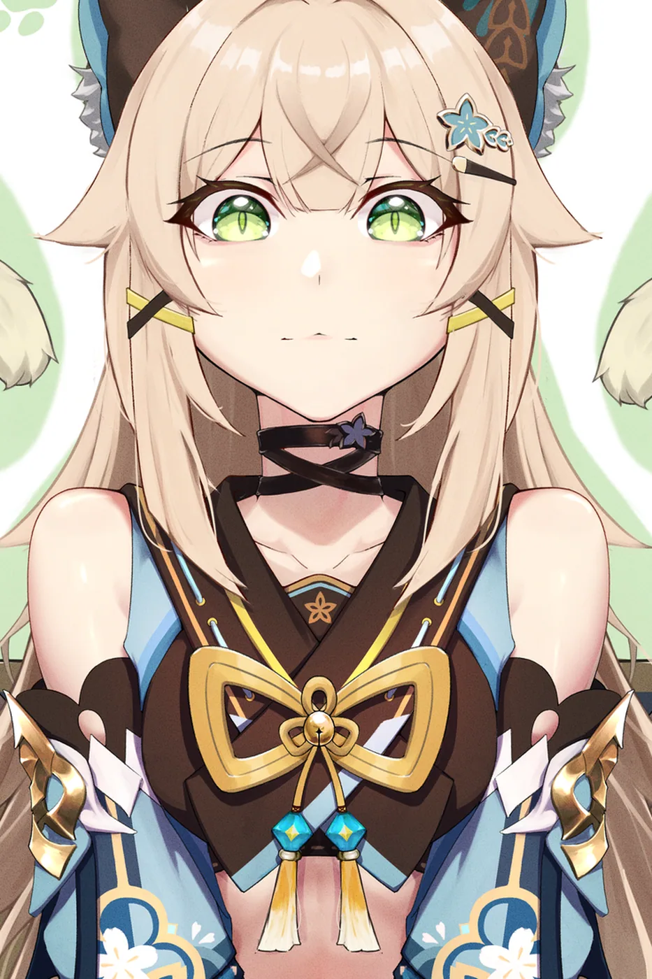Close-up detail of the Kirara artwork