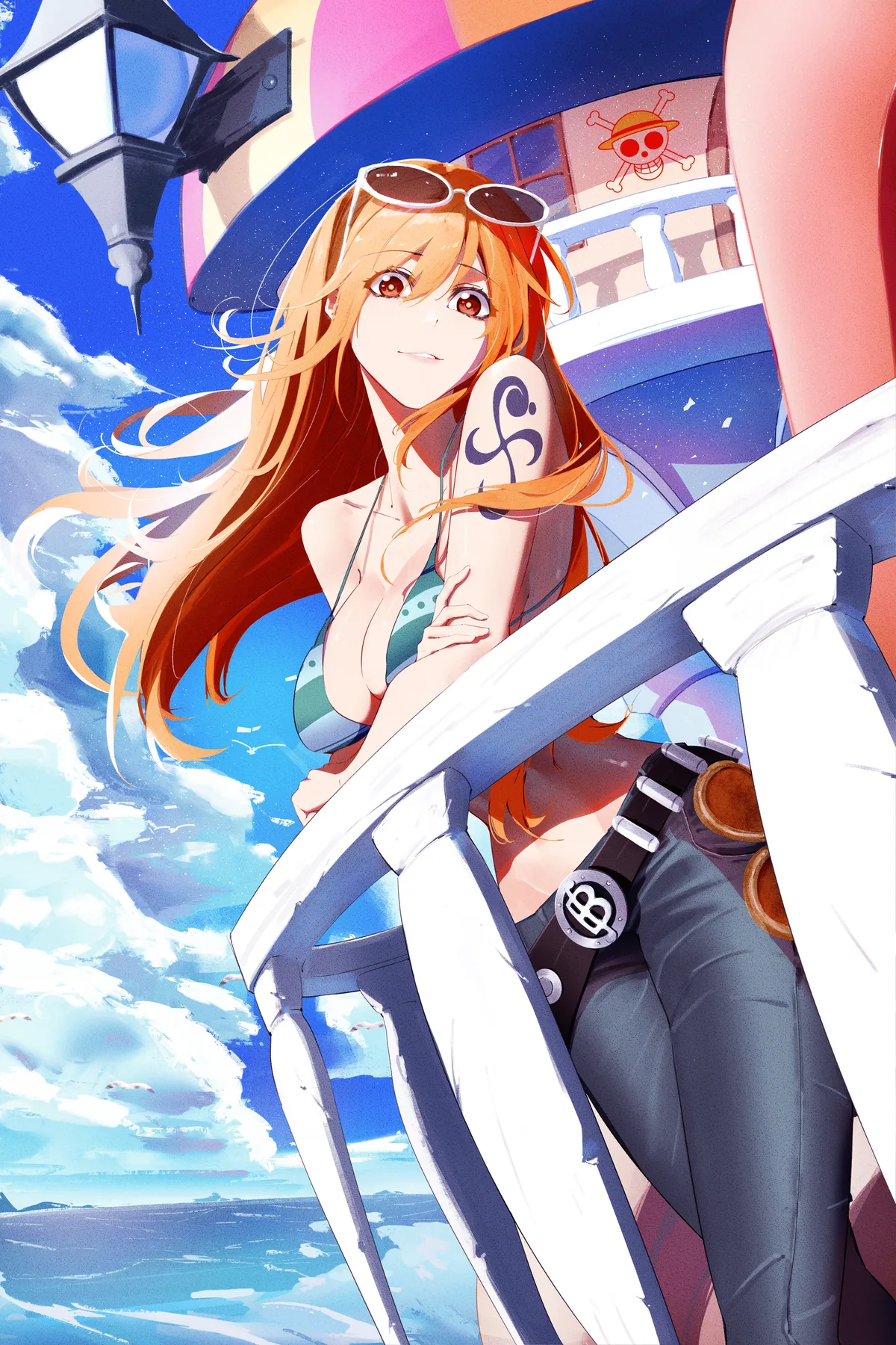 Nami poster, One Piece, full artwork