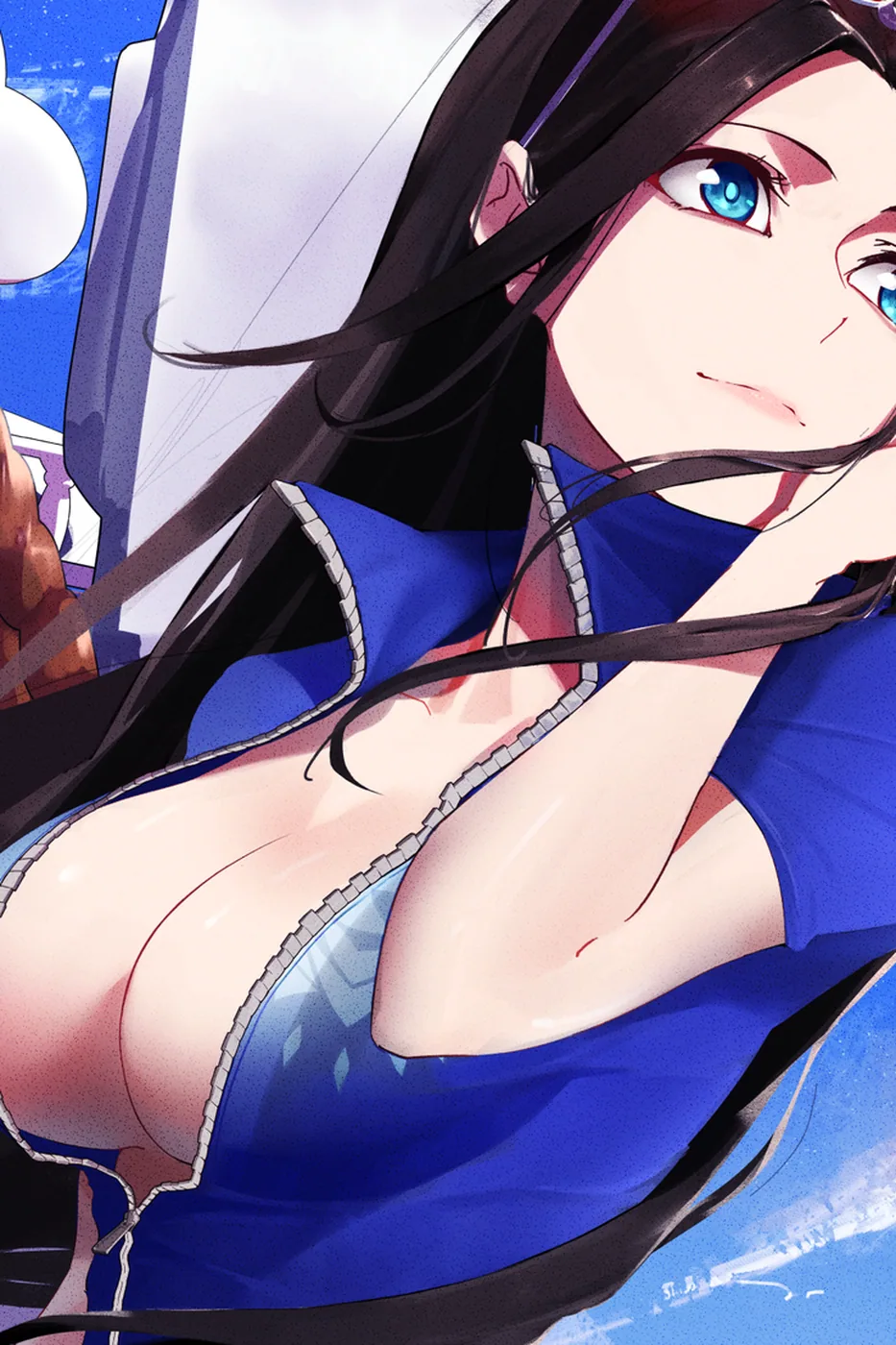 Close-up detail of the Nico Robin artwork