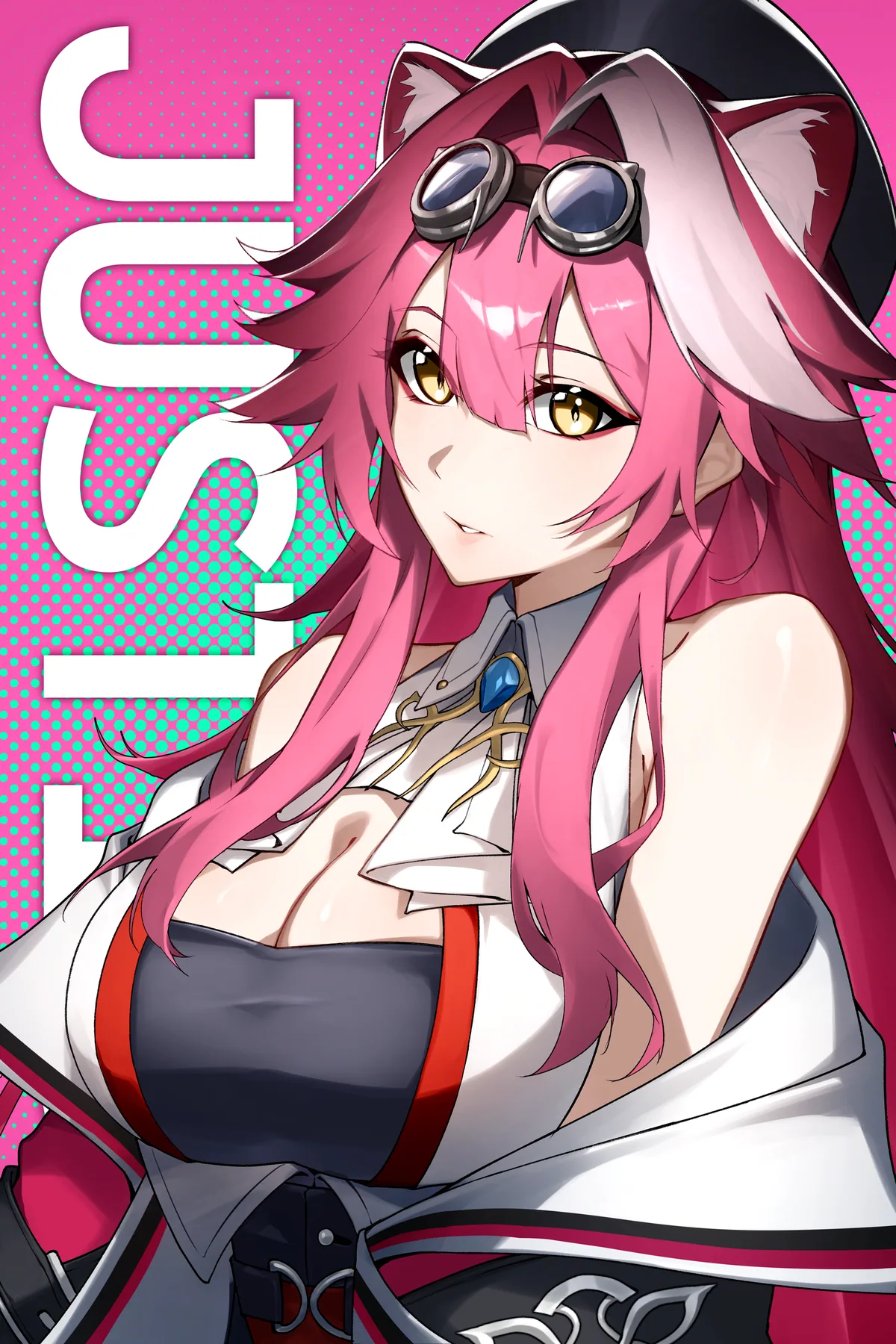 Raora Panthera poster, Hololive English -Justice-, full artwork