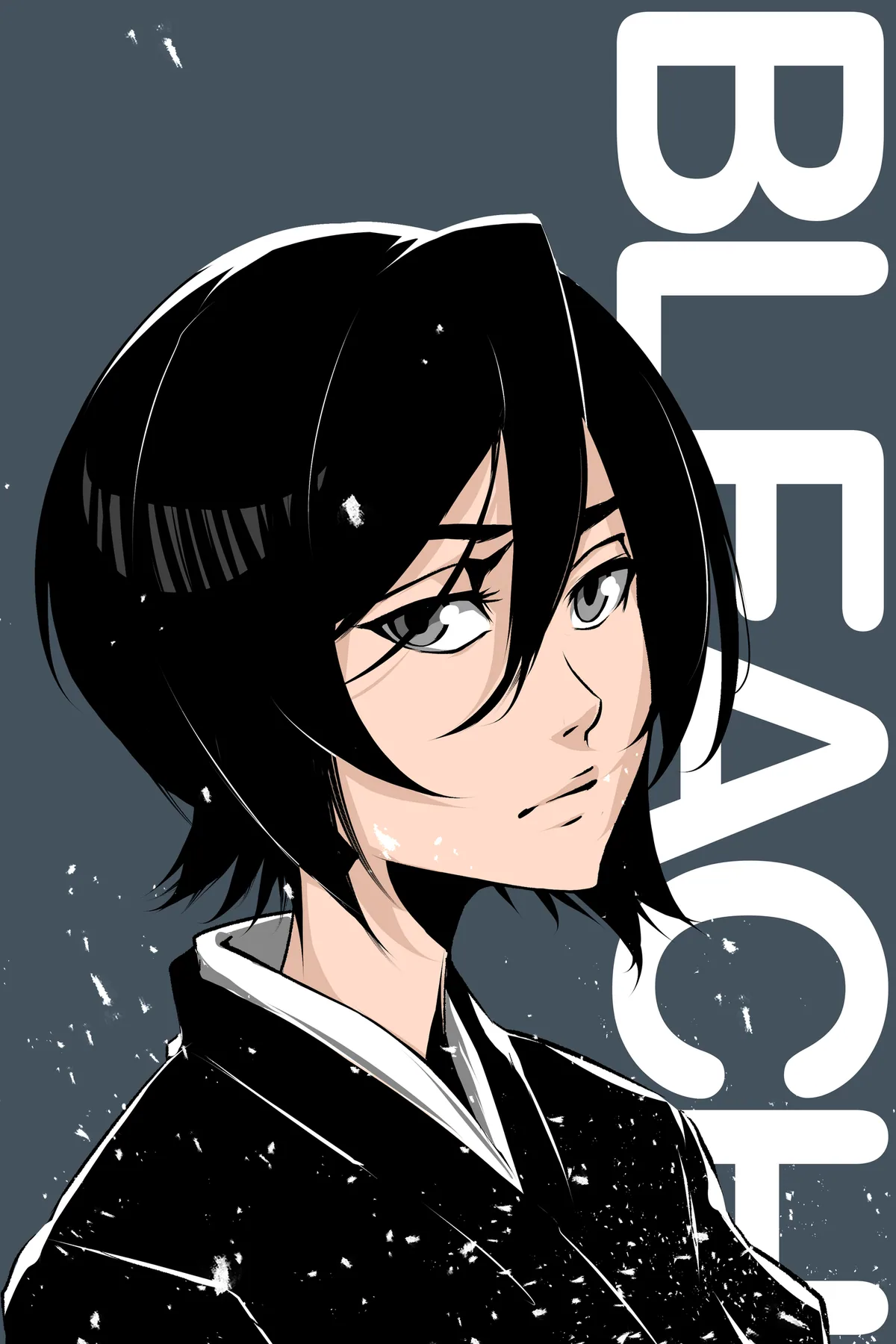 Rukia Kuchiki poster, Bleach, full artwork