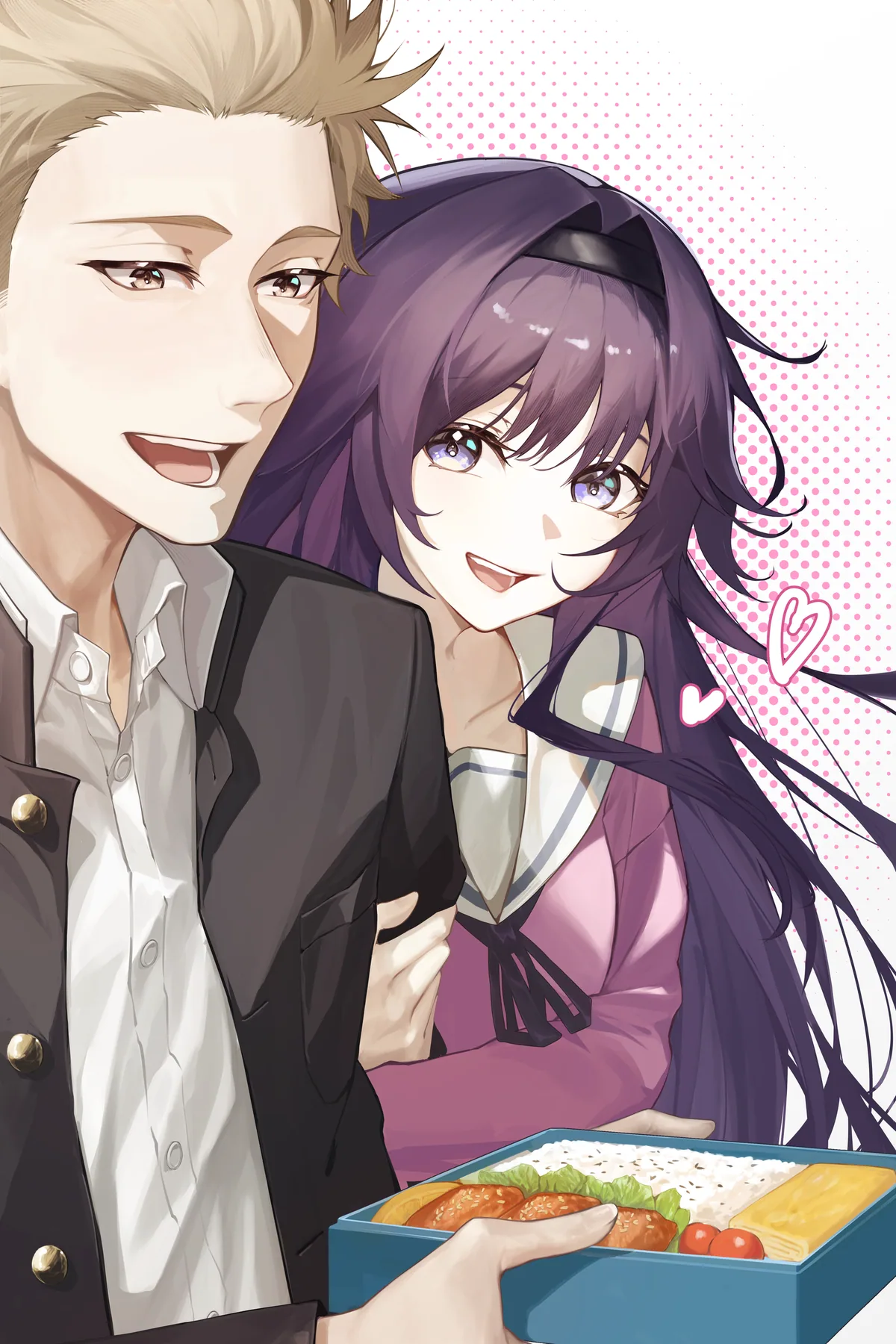 Rintaro & Kaoruko poster, The Fragrant Flower Blooms with Dignity, full artwork
