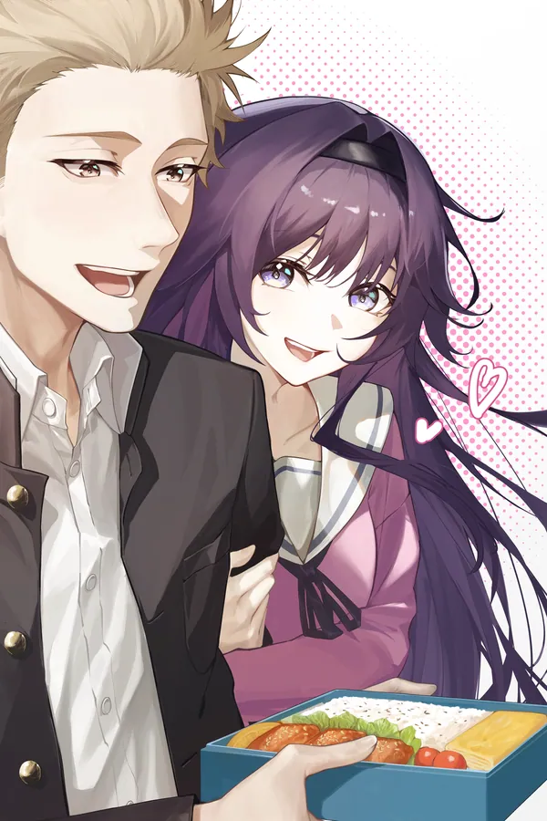 Rintaro & Kaoruko poster, The Fragrant Flower Blooms with Dignity