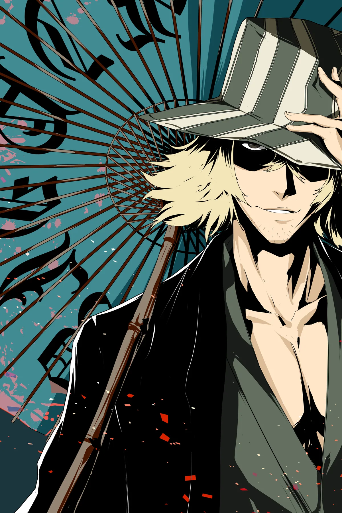 Kisuke Urahara poster, Bleach, full artwork