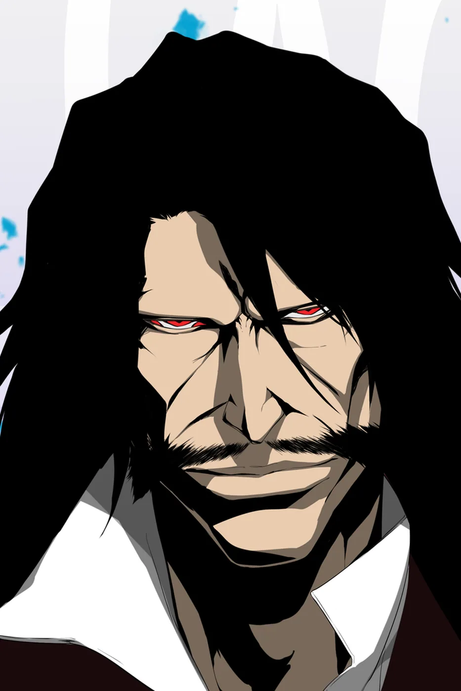 Close-up detail of the Yhwach artwork