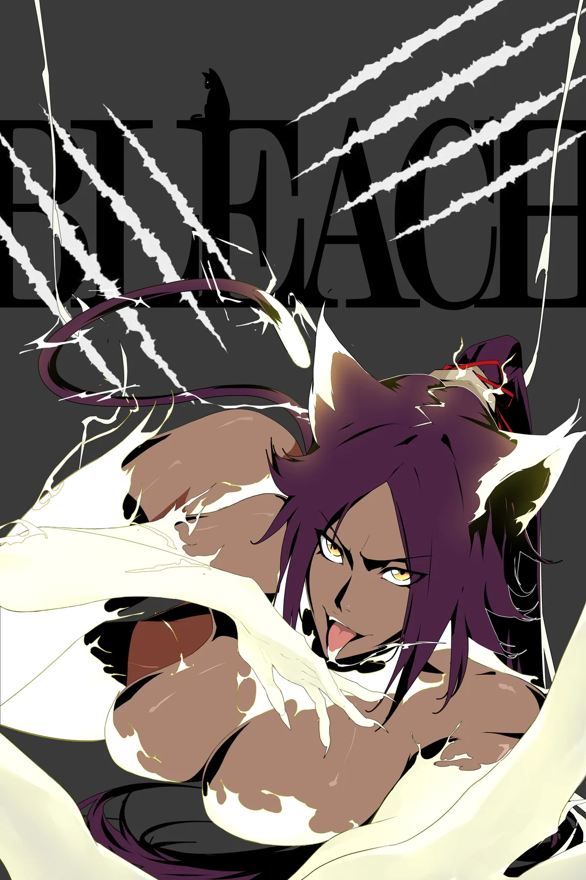 Yoruichi Shihoin poster, Bleach, full artwork